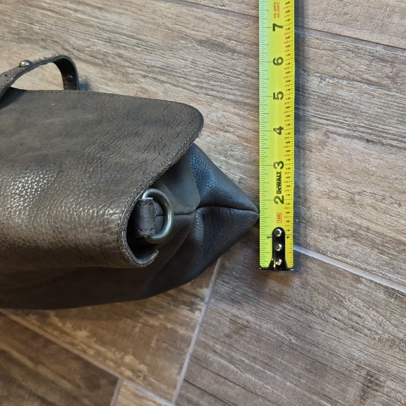 Liebeskind Dark Brown Leather Studded Detail Clutch Shoulder Crossbody Bag - Picture 16 of 16